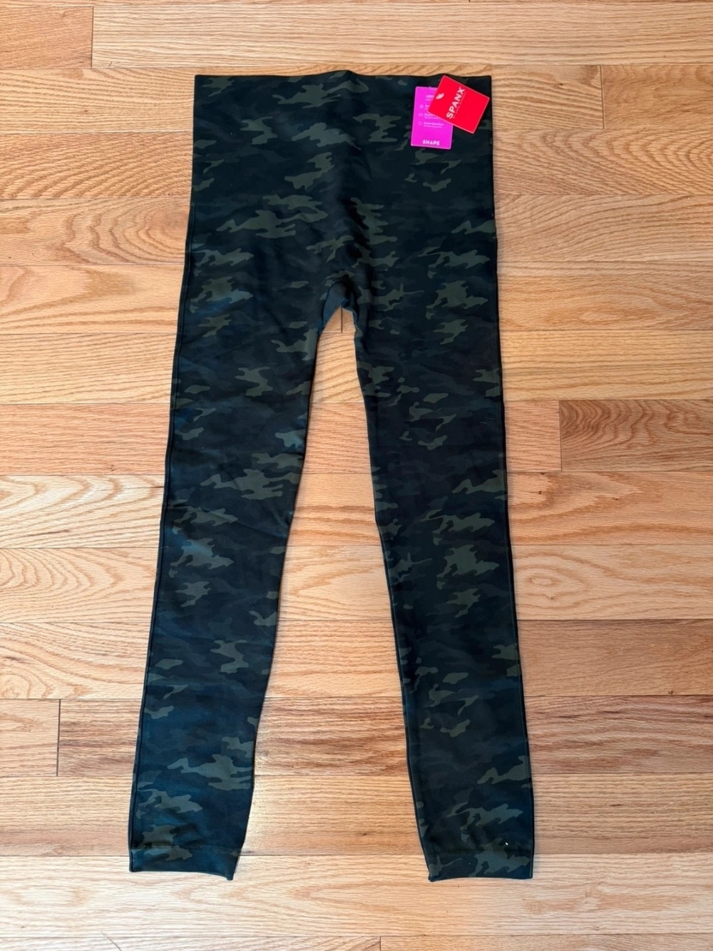 SPANX Green Camo Leggings